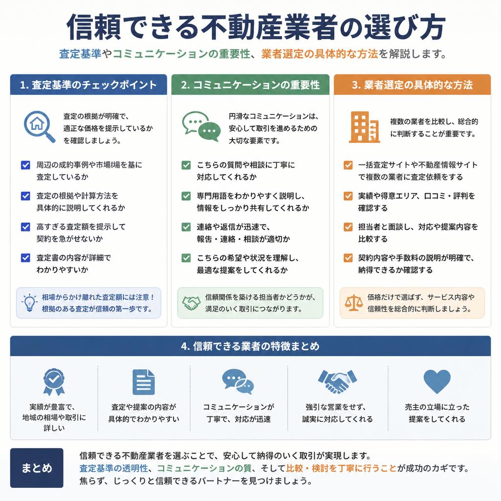優良な業者選定のポイント