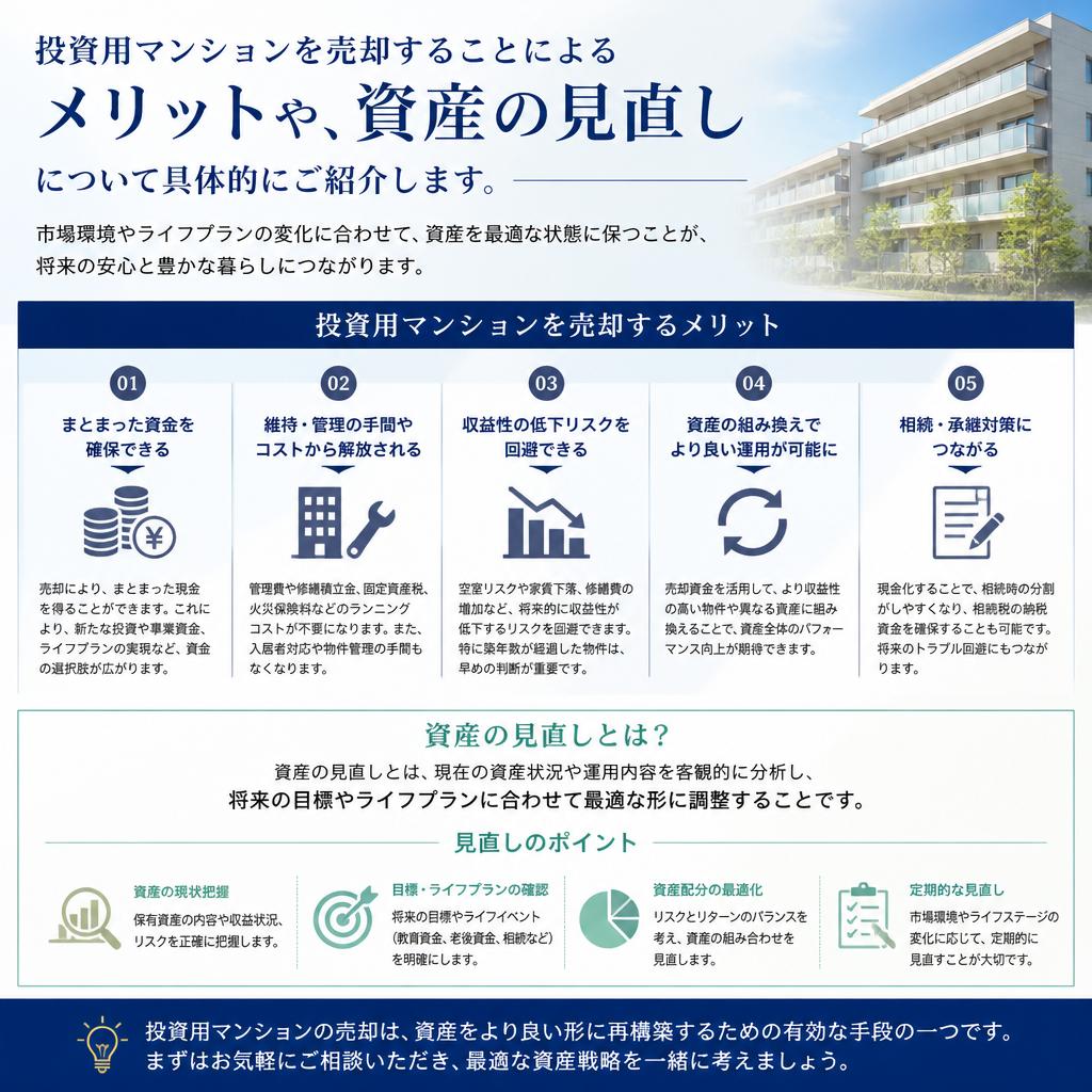 不動産売却のメリット