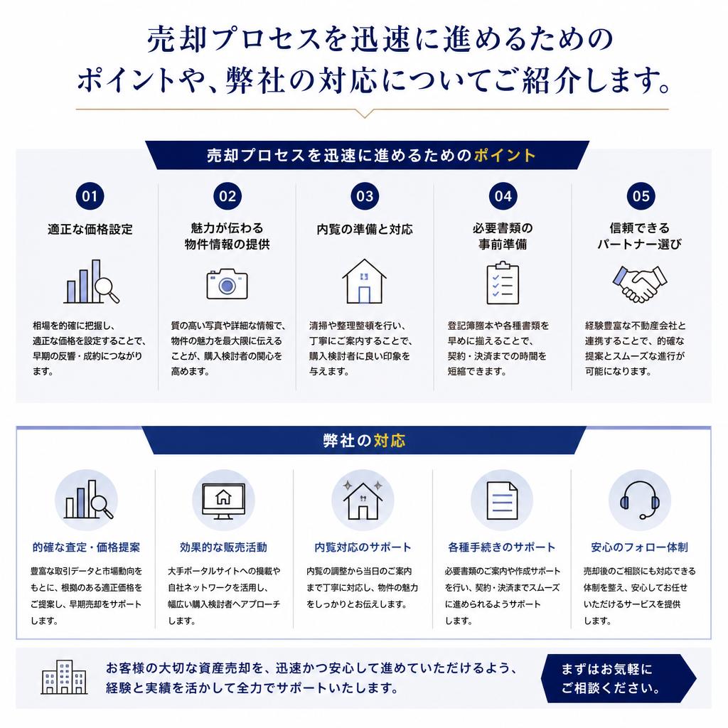 迅速な売却を実現する方法