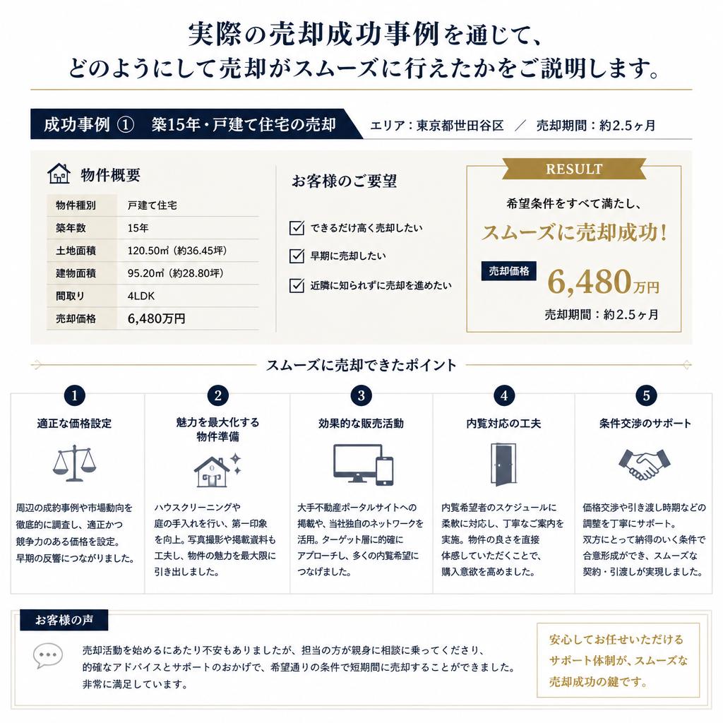 成功する売却事例