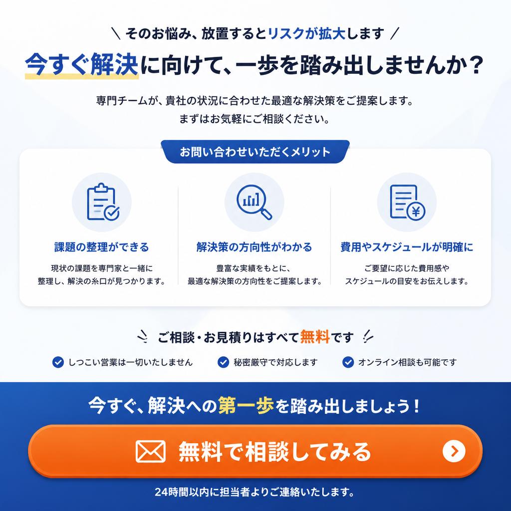 7. 今すぐ問い合わせ！