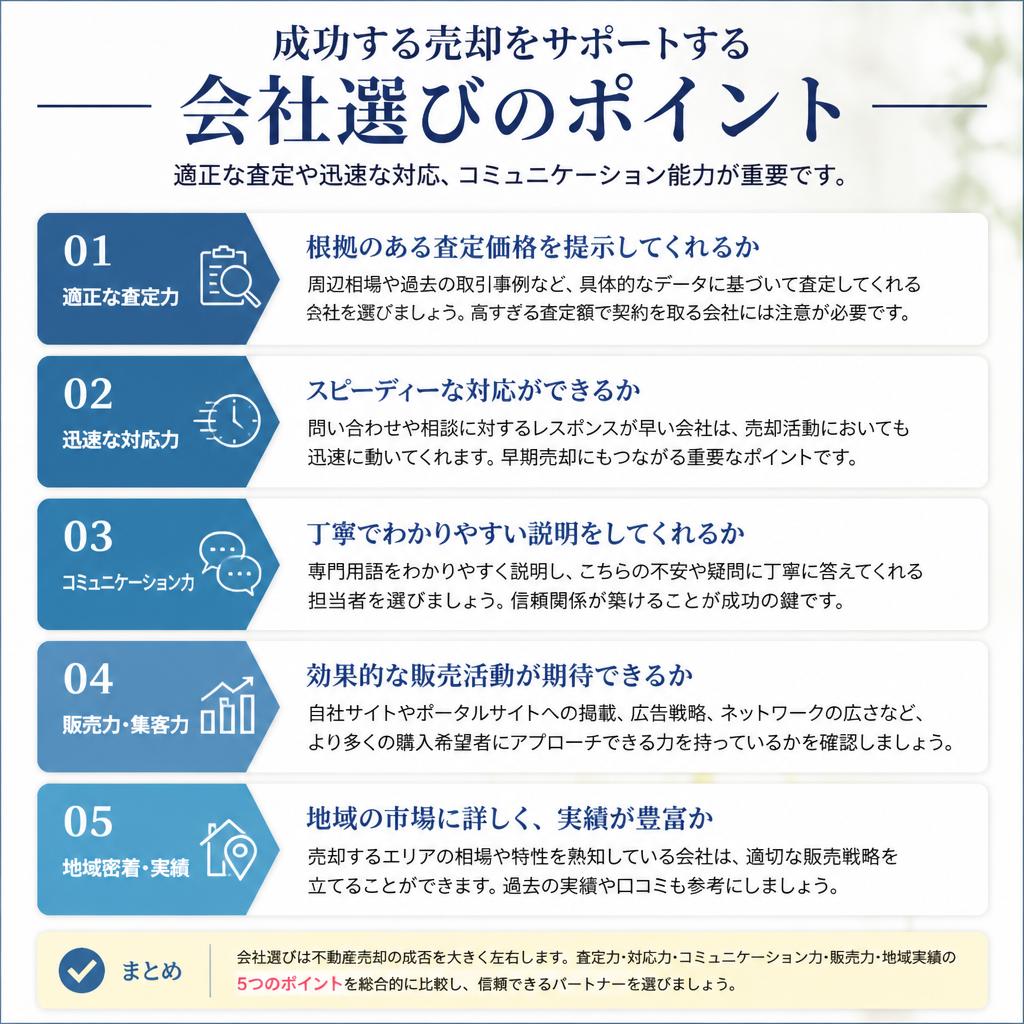 信頼できる不動産会社の条件とは？