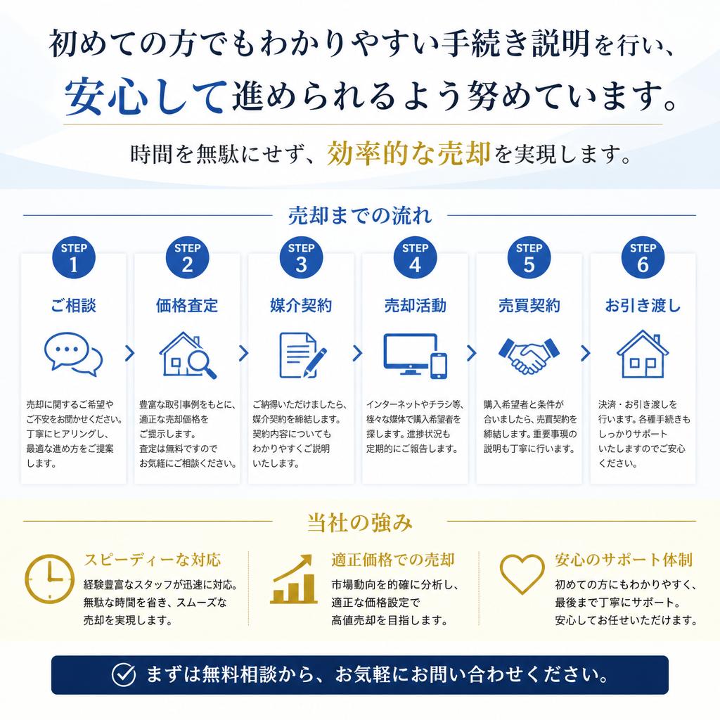 スムーズな手続きで時間短縮