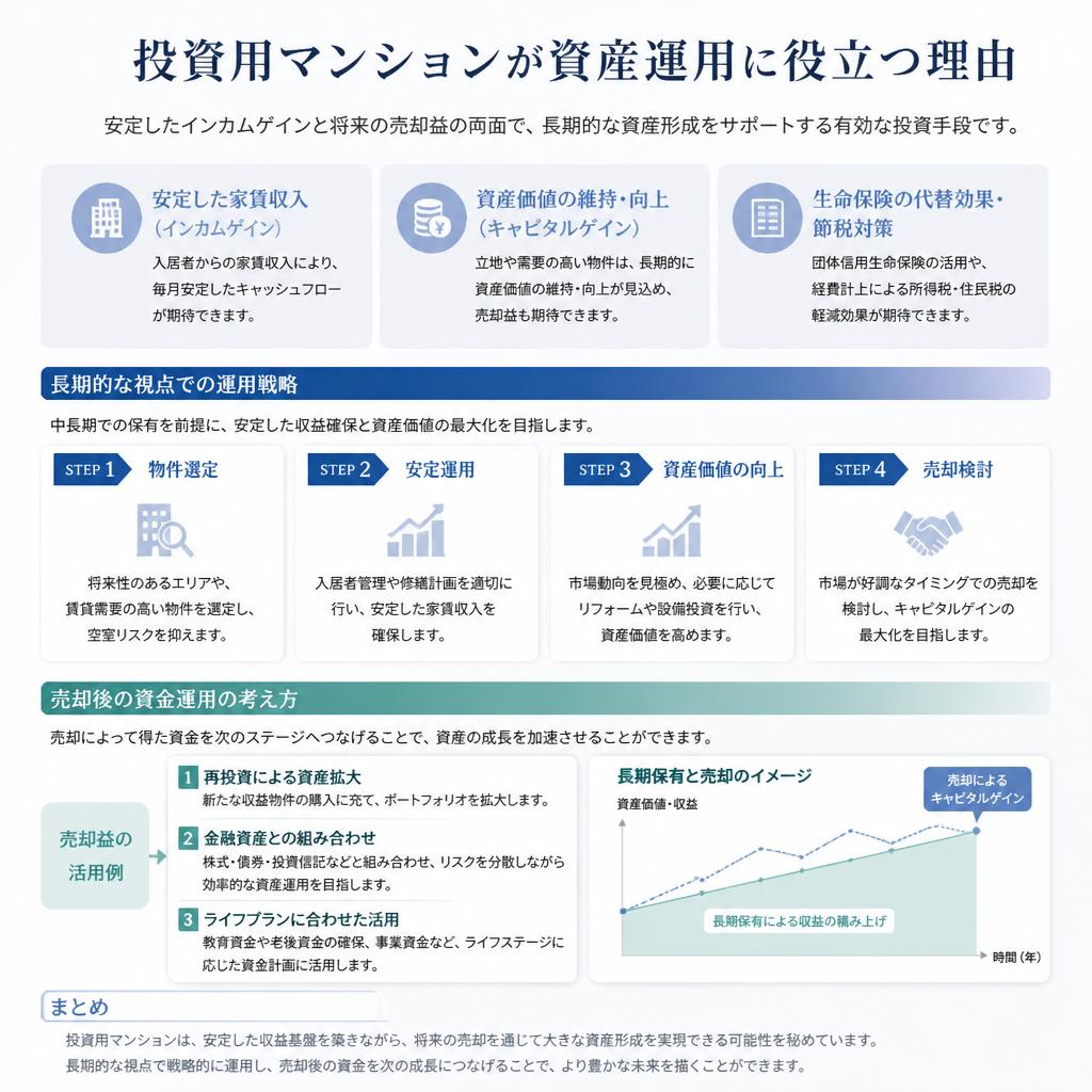 資産運用としての投資用マンション